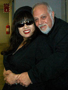 Photo- Ronnie Spector and Robert Altman