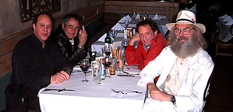 Group Photo   Robert Altman,Jim Marshall,  Baron Wolman and Chet Helms ~ Legends of the Sixties?