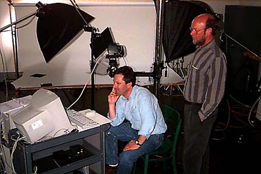 [Photo of John Greenleigh and Dr. Lewis C. Knapp