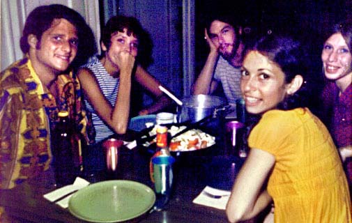 Larry Santora, Nell, Dickie Holland, Suchi and Naomi)