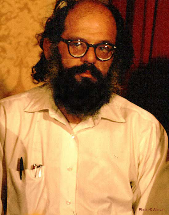 Photo- Poet Alan Ginsberg