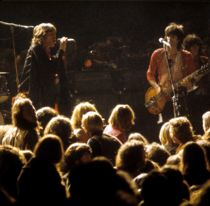 Stones  Jagger And  Richards At Altamont