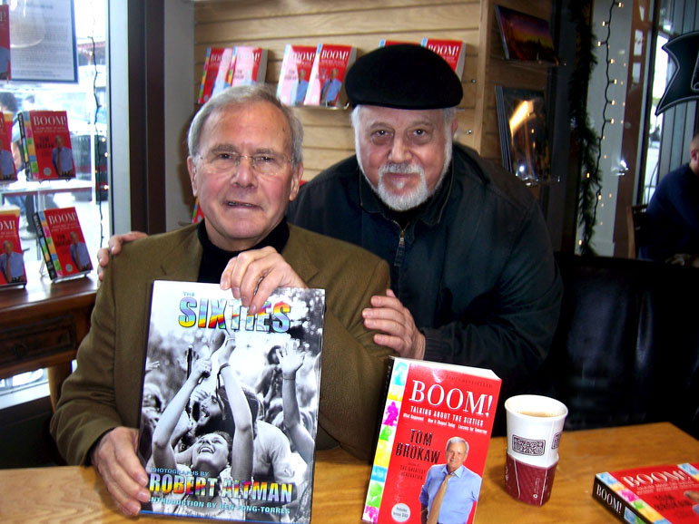 photo- Tom Brokaw and Robert Altman