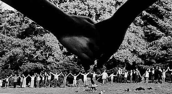Photo- Holding Hands Together. Holding Together. Mt. Tamalpais~ 1968.