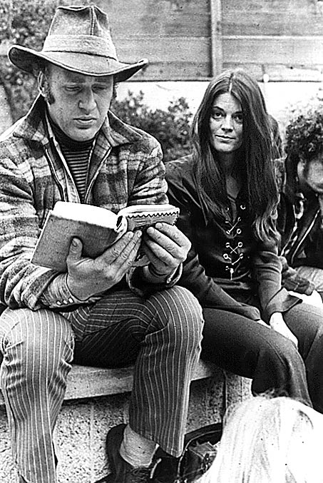 Photo- Ken Kesey and Rosemary Leary ~ 1970 Reading the I-Ching at the Family Dog in San Francisco